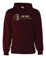 Load image into Gallery viewer, Douglass Volleyball Badger Dri-fit Hoodie-WOMEN
