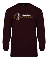 Douglass Volleyball Long Sleeve Badger  Shirt Dri Fit Shirt