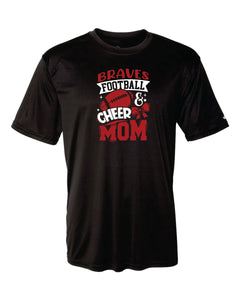 Mechanicsville Braves Badger SS  Shirt Adult- FOOTBALL AND CHEER MOM
