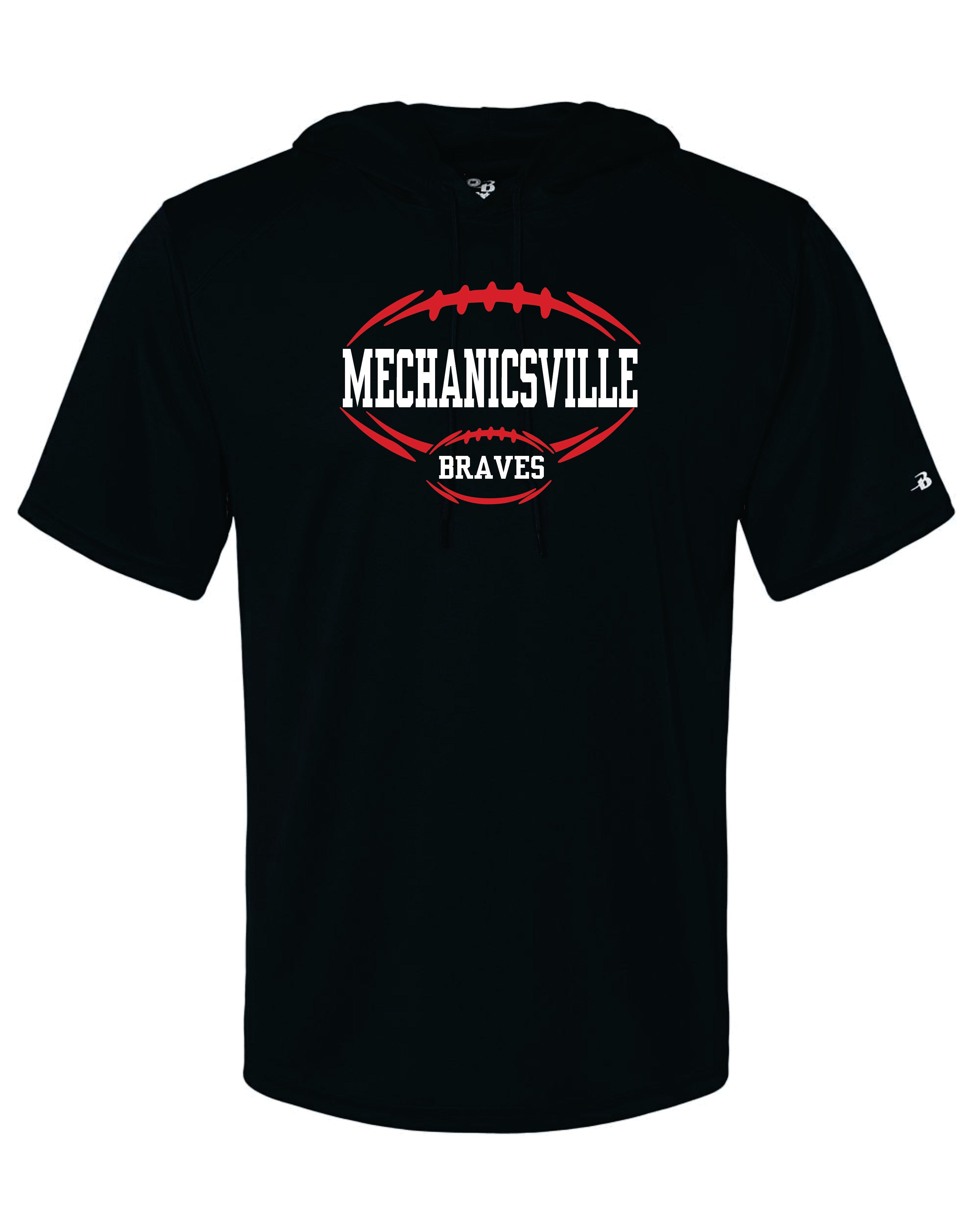 Mechanicsville Braves Badger SS hooded shirt