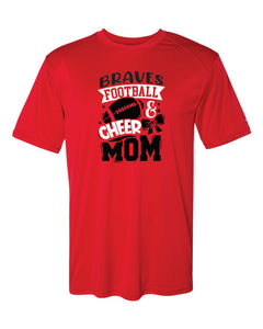Mechanicsville Braves Badger SS  Shirt Adult- FOOTBALL AND CHEER MOM