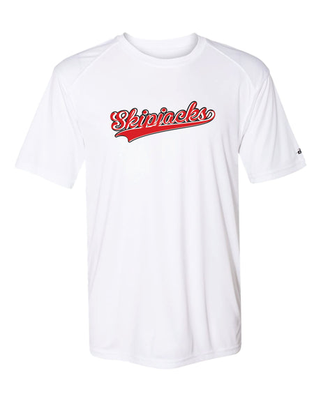 Skipjacks Baseball Short Sleeve Badger Dri Fit T shirt-WOMEN