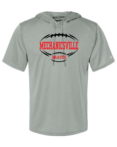 Mechanicsville Braves Badger SS hooded shirt-YOUTH