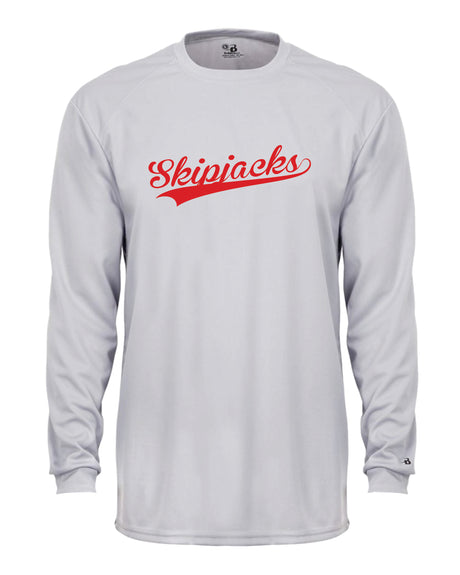 Skipjacks Baseball Long Sleeve Badger Dri Fit Shirt