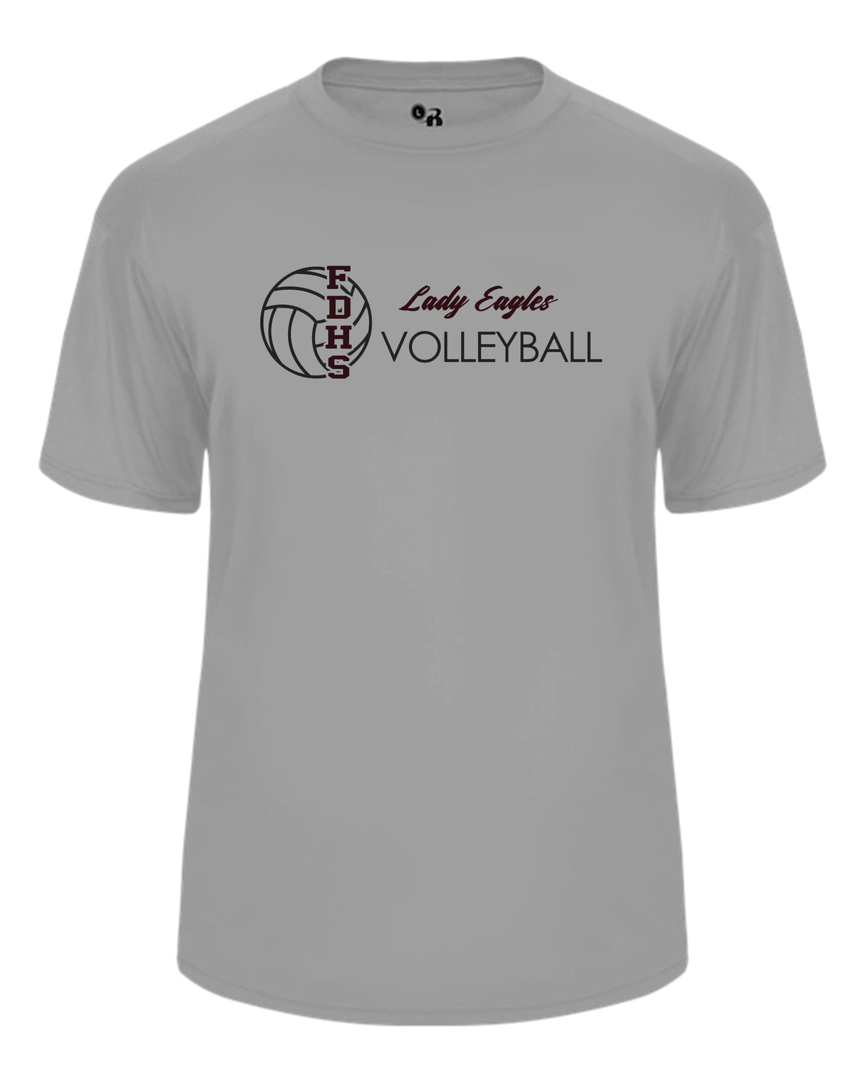 Douglass Volleyball Short Sleeve Badger Dri Fit T shirt