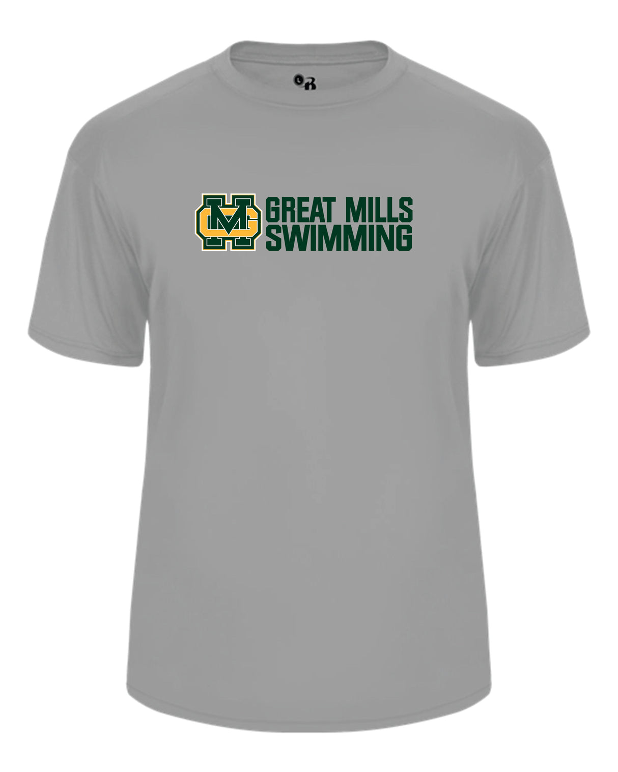 Great Mills Swimming Short Sleeve Badger Dri Fit T shirt - Women