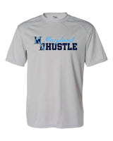 MD HUSTLE Short Sleeve Badger Dri Fit T shirt ADULT - Maryland Hustle logo