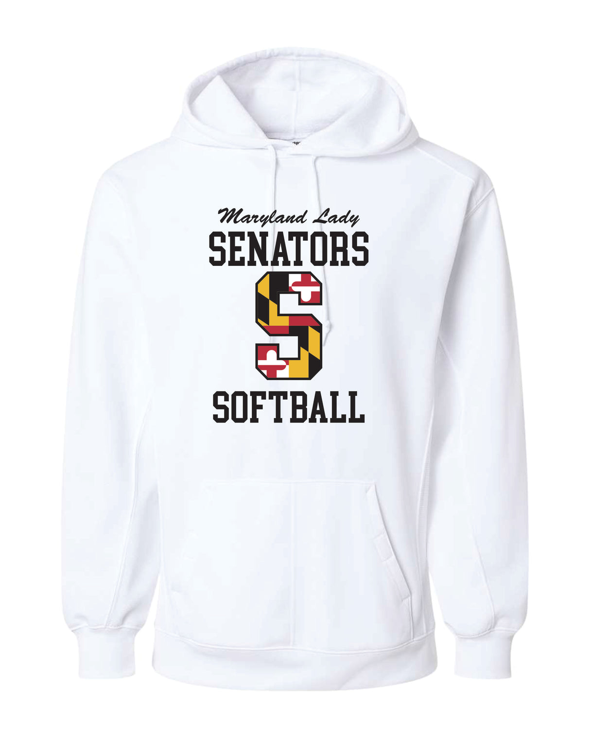 Senators Softball Badger Dri-Fit Hoodie Big S Logo Women