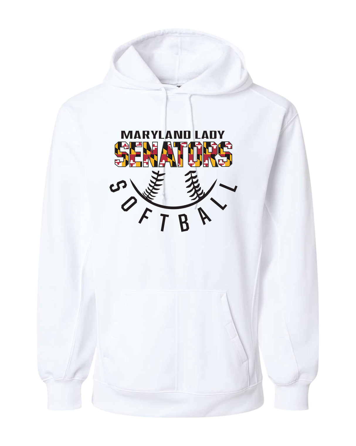 Lady Senators Badger Dri-Fit Hoodie Half Ball Design Women