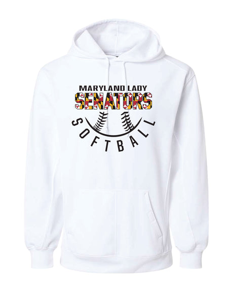 Lady Senators Badger Dri-Fit Hoodie Half Ball Design-Adult