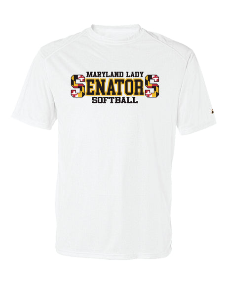 Lady Senators Double S Design Logo Short Sleeve Dri-Fit Shirt