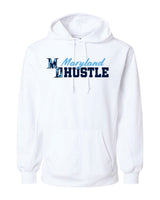 MD HUSTLE  Badger Dri-fit Hoodie - YOUTH - Maryland Hustle logo