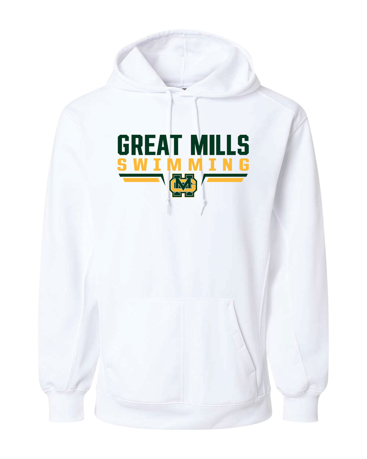 Great Mills Swimming Badger Dri-fit Hoodie