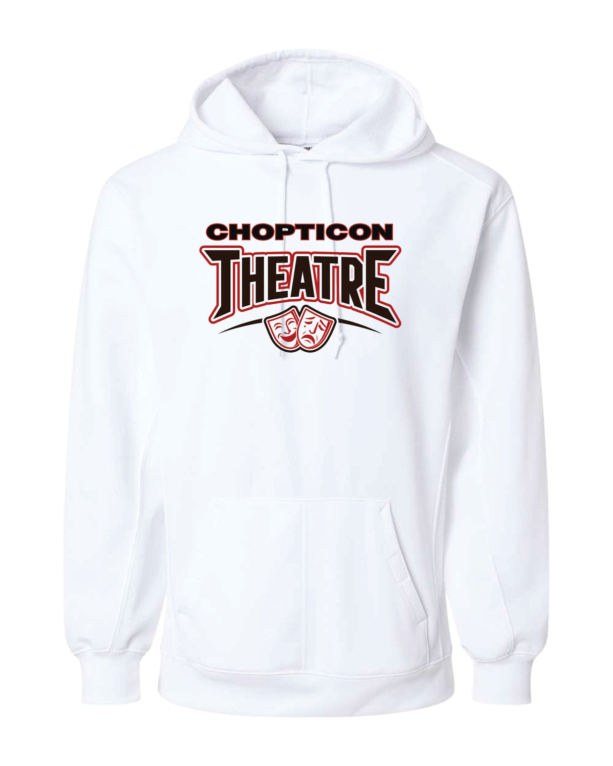 Chopticon Theatre Badger Dri-fit Hoodie Theatre Logo