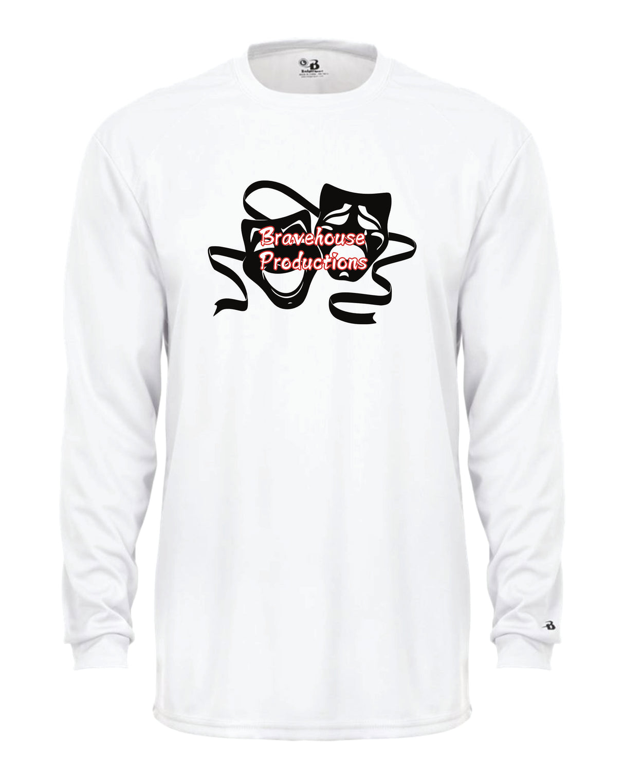 Chopticon Theatre Long Sleeve Badger Dri Fit Shirt Double Mask Logo Women