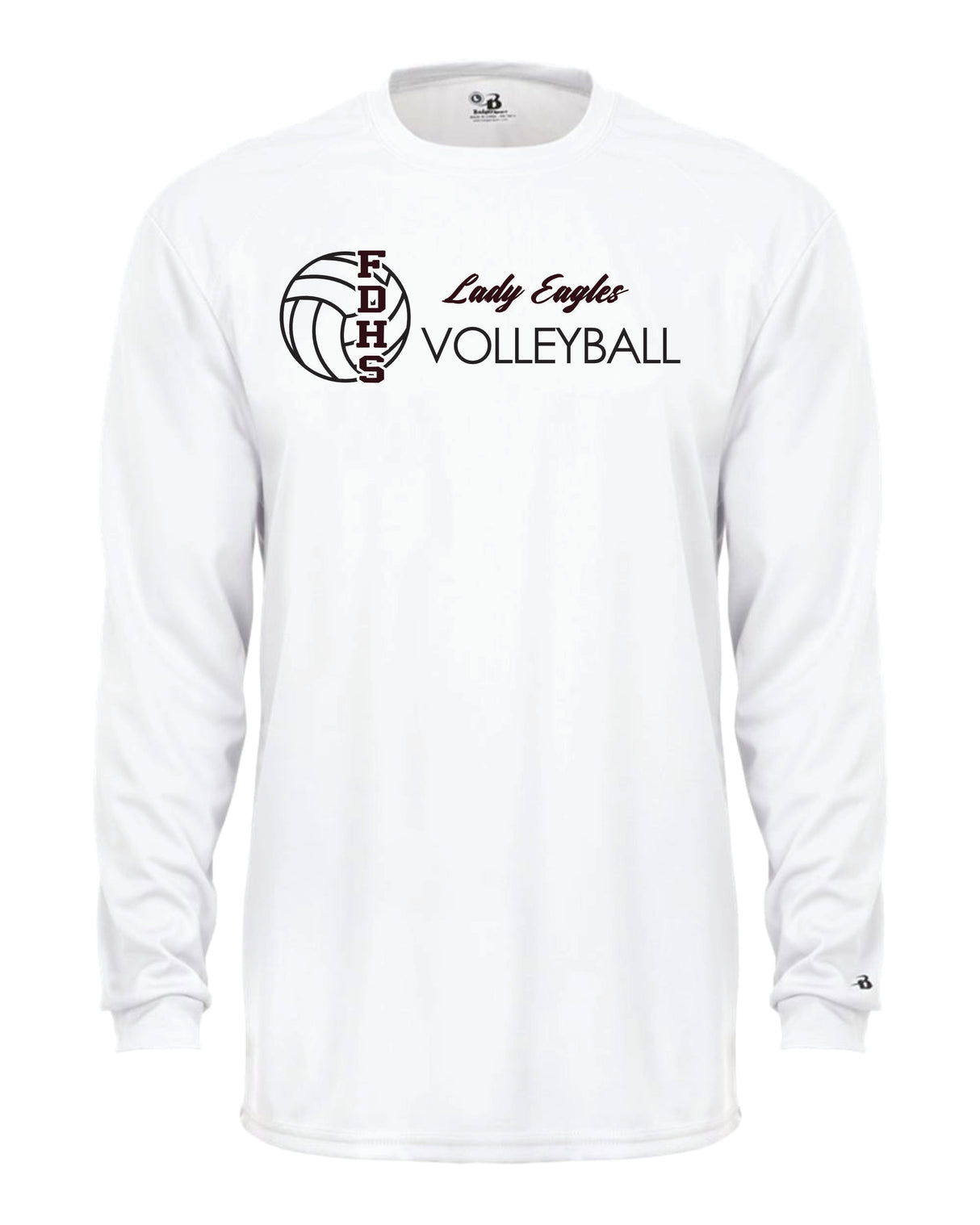 Douglass Volleyball Long Sleeve Badger  Shirt Dri Fit Shirt