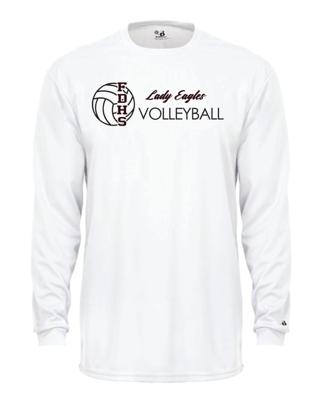 Douglass Volleyball Long Sleeve Badger  Shirt Dri Fit Shirt