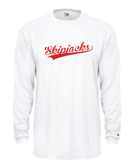 Skipjacks Baseball Long Sleeve Badger Dri Fit Shirt - YOUTH