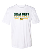 Load image into Gallery viewer, Great Mills Swimming Short Sleeve Badger Dri Fit T shirt
