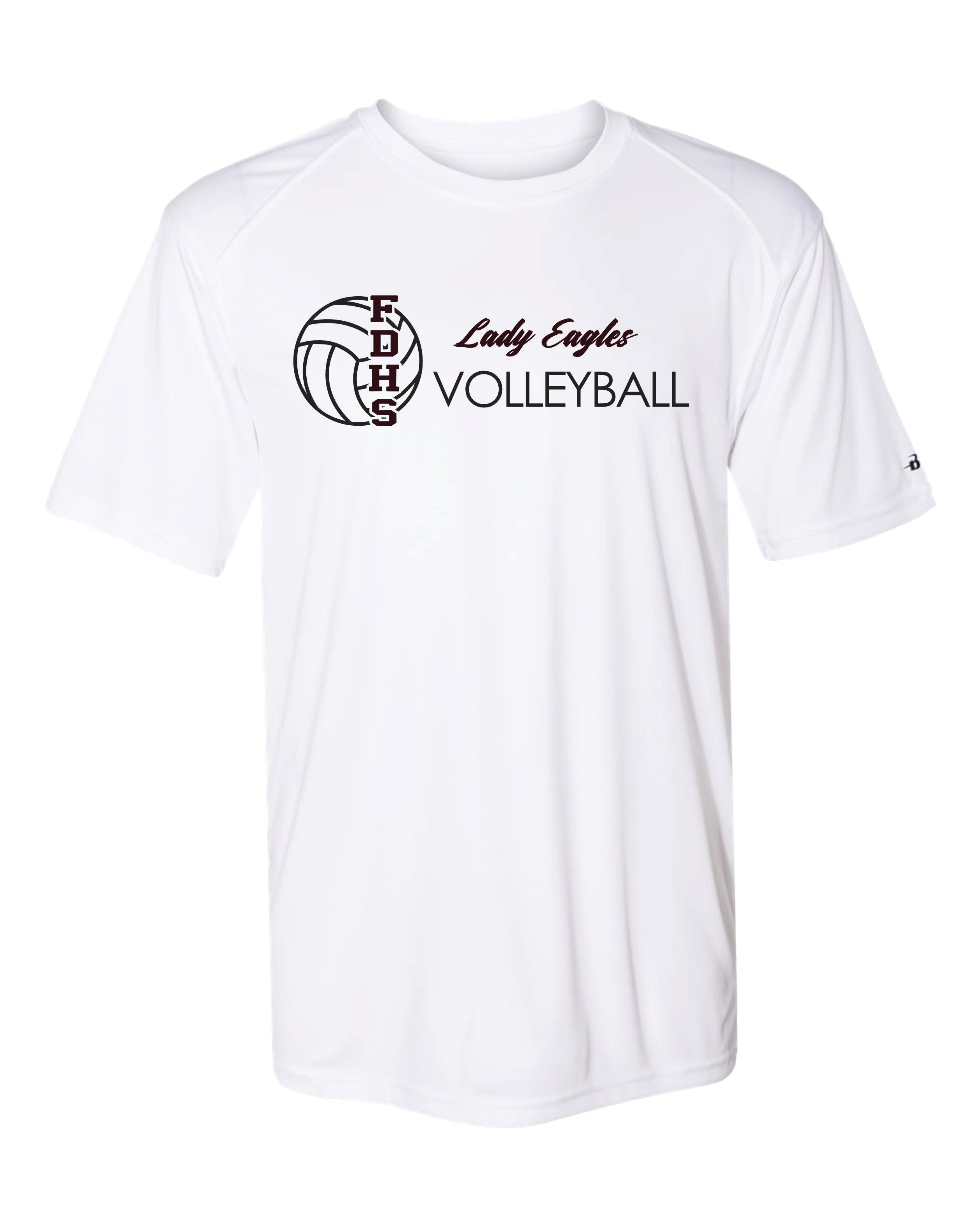 Douglass Volleyball Short Sleeve Badger Dri Fit T shirt