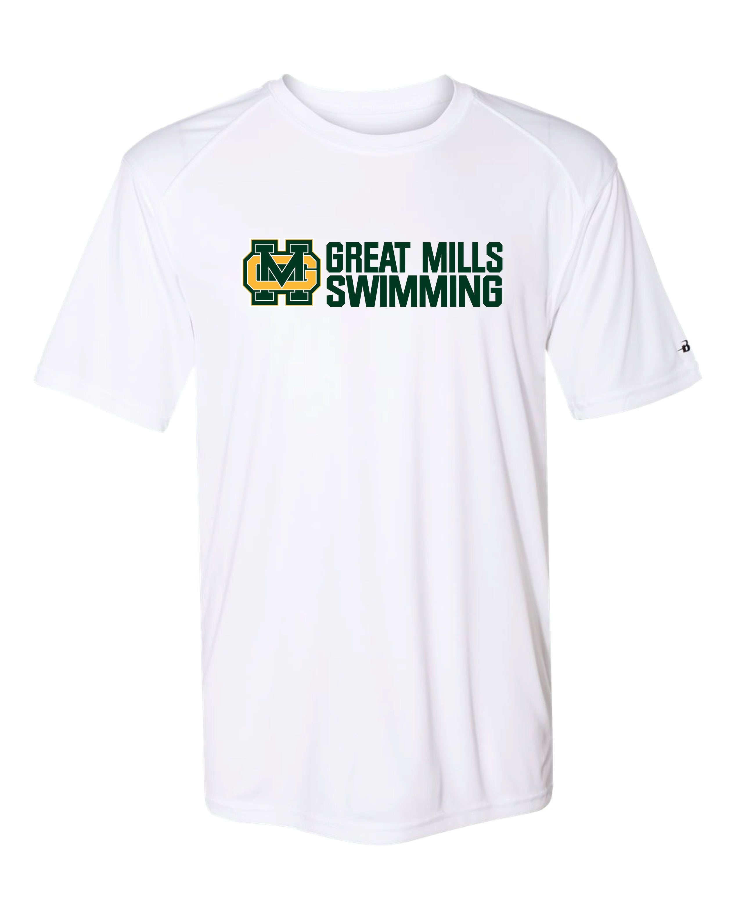 Great Mills Swimming Short Sleeve Badger Dri Fit T shirt - Women