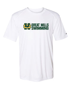 Great Mills Swimming Short Sleeve Badger Dri Fit T shirt