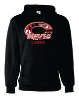 Chopticon Braves Cheer Badger Dri-fit Hoodie - MD Flag Braves Women