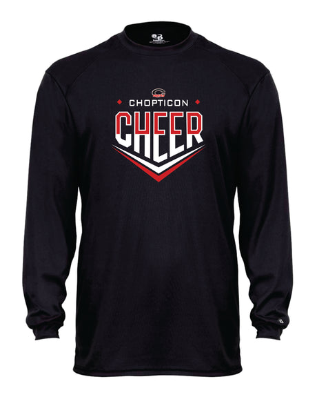 Chopticon Braves Cheer Long Sleeve Badger Dri Fit Shirt Chopticon Cheer