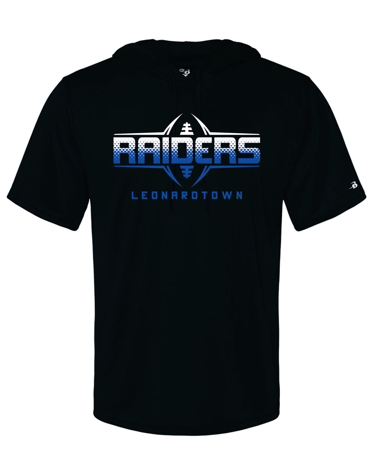 Leonardtown Football Dri-fit Short Sleeve Hooded Lightweight Shirt - ADULT