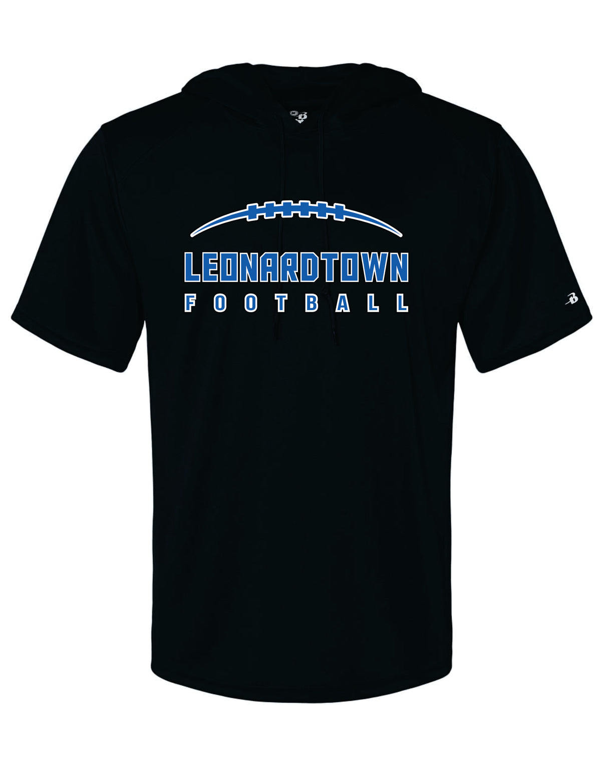 Leonardtown Football Dri-fit Short Sleeve Hooded Lightweight Shirt - ADULT