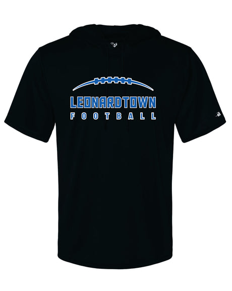 Leonardtown Football Dri-fit Short Sleeve Hooded Lightweight Shirt - ADULT