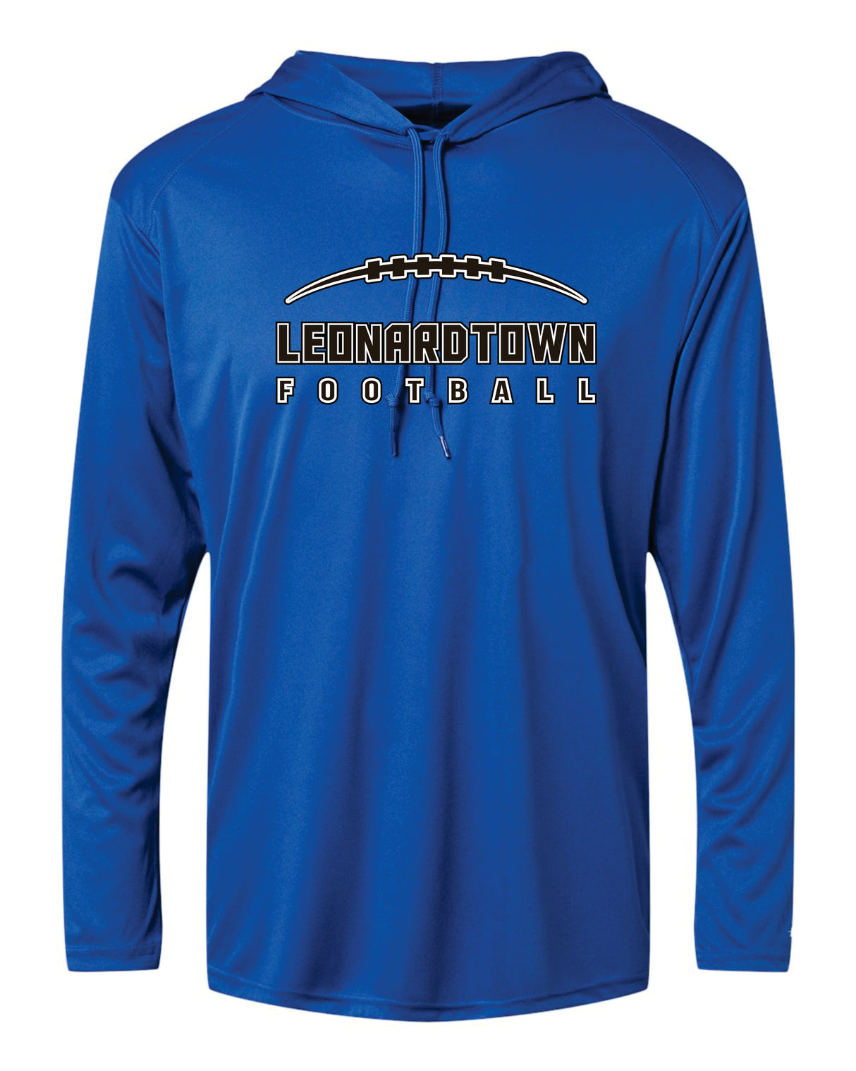 Leonardtown Football Dri-fit Long Sleeve Hooded Lightweight Shirt - Women