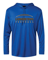 Leonardtown Football Dri-fit Long Sleeve Hooded Lightweight Shirt - Women