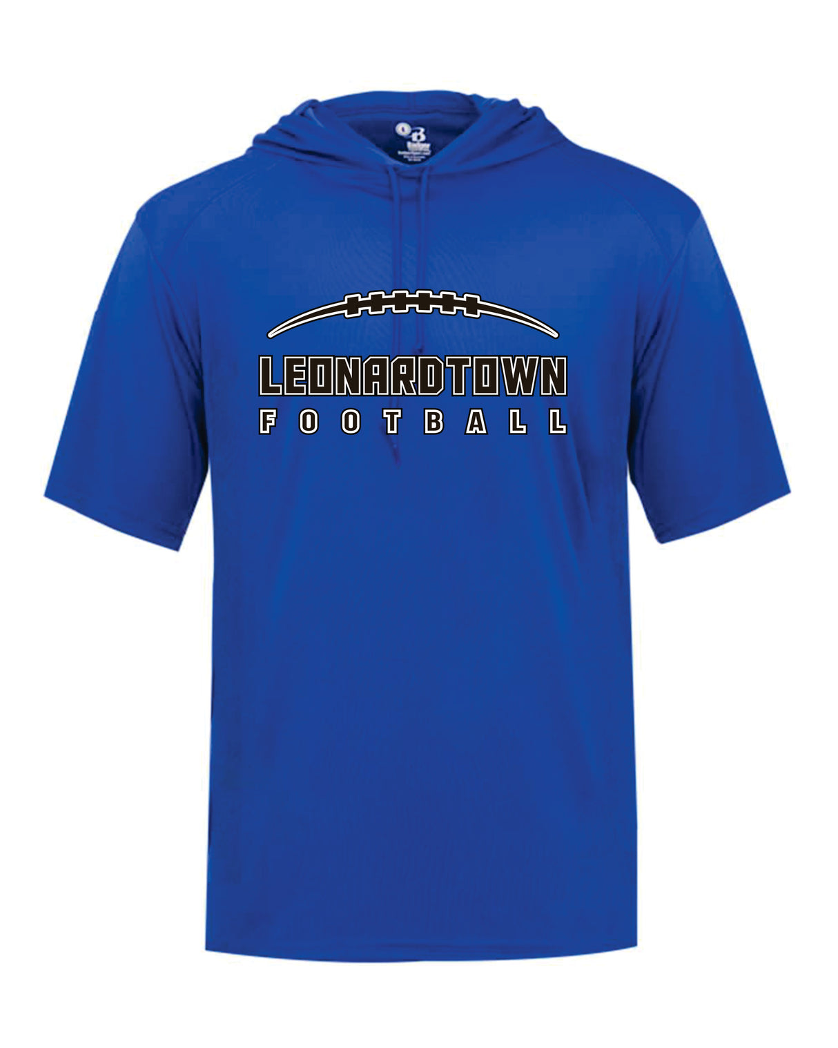 Leonardtown Football Dri-fit Short Sleeve Hooded Lightweight Shirt - ADULT