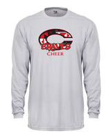 Chopticon Braves Cheer Long Sleeve Badger Dri Fit Shirt MD Flag C WOMEN