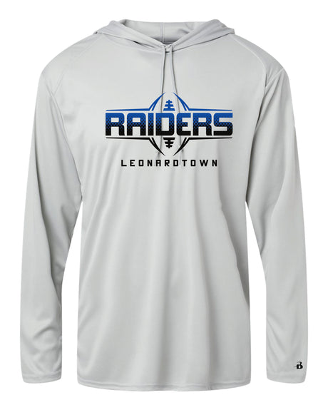 Leonardtown Football Dri-fit Long Sleeve Hooded Lightweight Shirt - ADULT