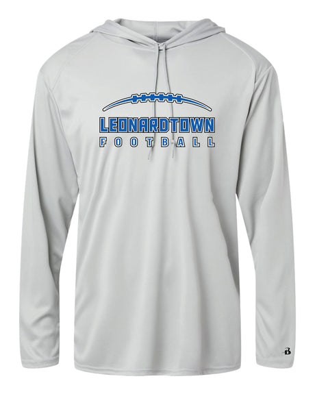 Leonardtown Football Dri-fit Long Sleeve Hooded Lightweight Shirt - ADULT