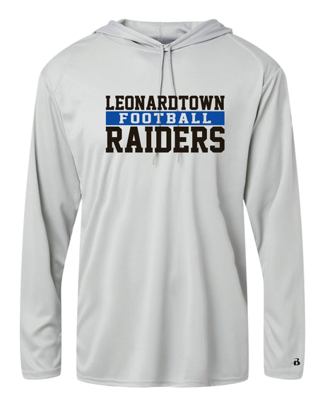 Leonardtown Football Dri-fit Long Sleeve Hooded Lightweight Shirt - ADULT