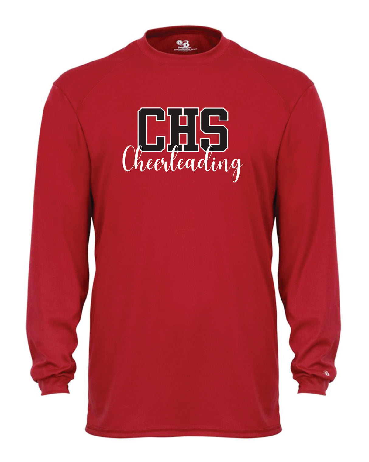 Chopticon Braves Cheer Long Sleeve Badger Dri Fit Shirt CHS Cheerleading WOMEN