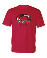 Chopticon Braves Cheer Short Sleeve Badger Dri Fit T shirt MD Flag C WOMEN