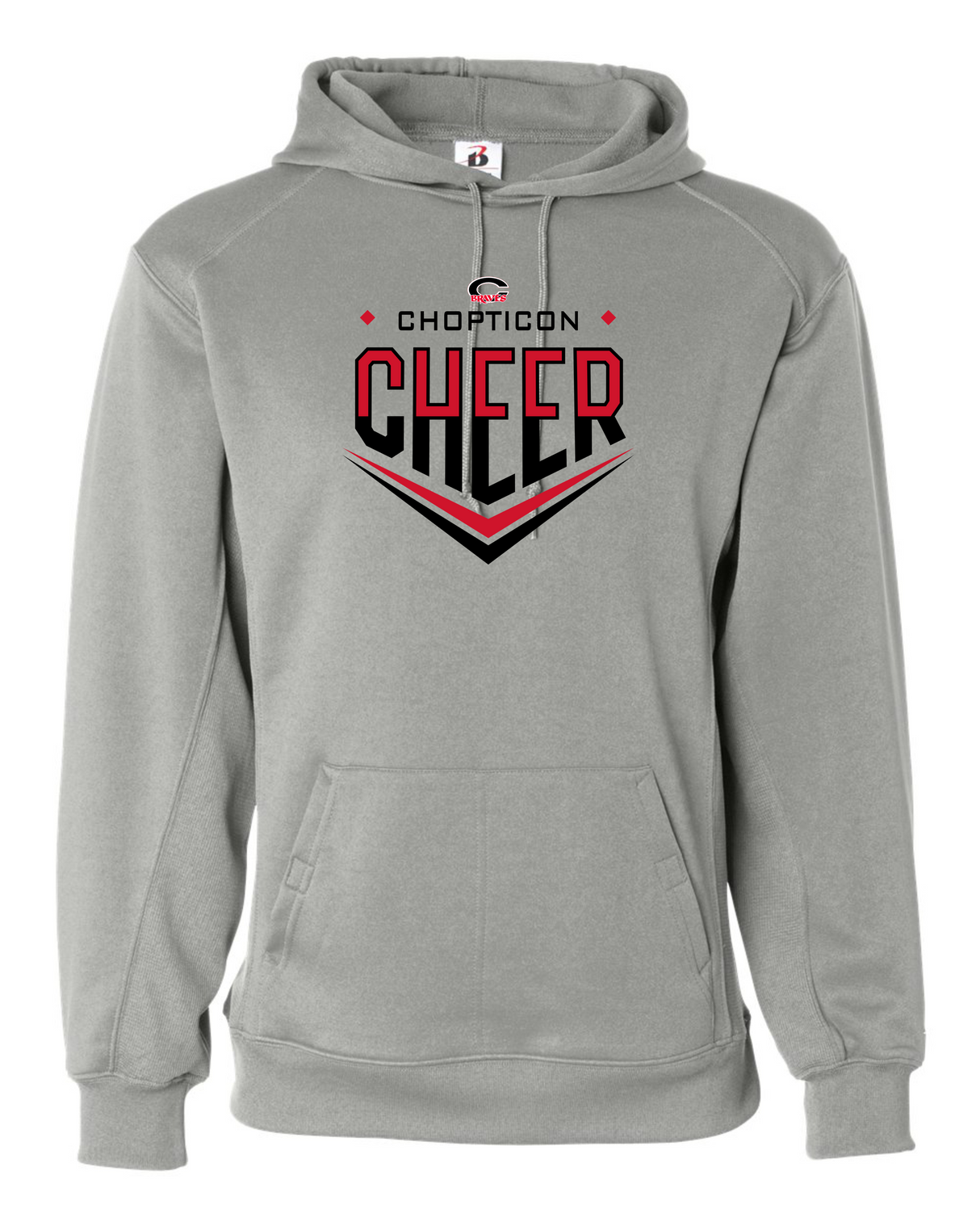 Chopticon Braves Cheer Badger Dri-fit Hoodie - Chopticon Cheer Women