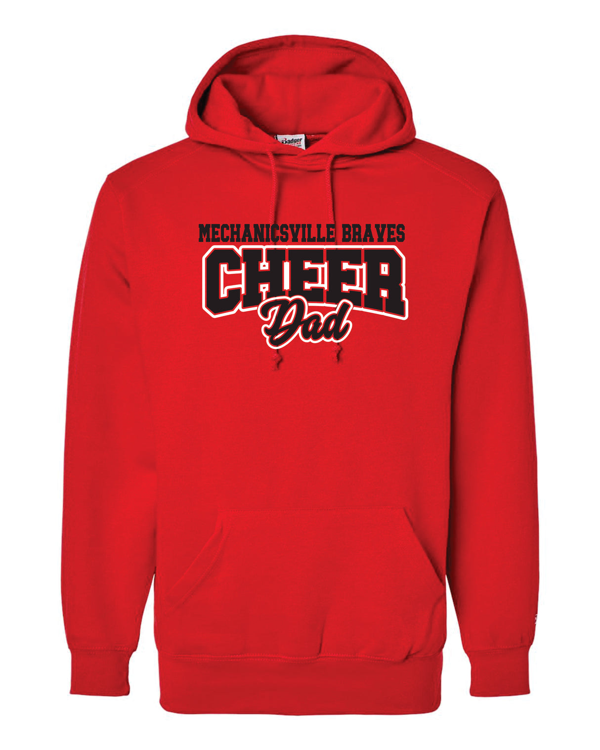 Mechanicsville Braves Dri Fit Hoodie CHEER DAD