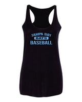 Tampa Bay Bats Women's  Cotton Racer Back Tank Top