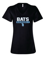 Load image into Gallery viewer, Tampa Bay Bats Women&#39;s Bella and Canvas Short Sleeve Relaxed Fit V Neck
