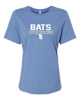 Tampa Bay Bats Women's Bella and Canvas Short Sleeve Relaxed Fit Crew Neck