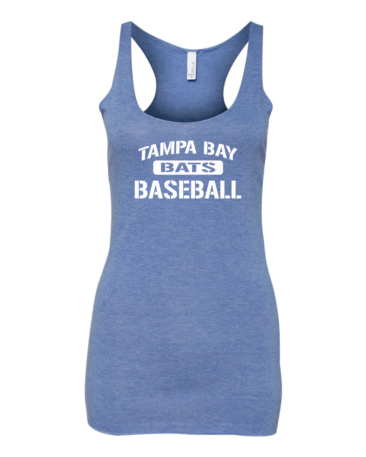 Tampa Bay Bats Women's  Cotton Racer Back Tank Top