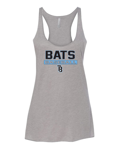 Tampa Bay Bats Women's  Cotton Racer Back Tank Top