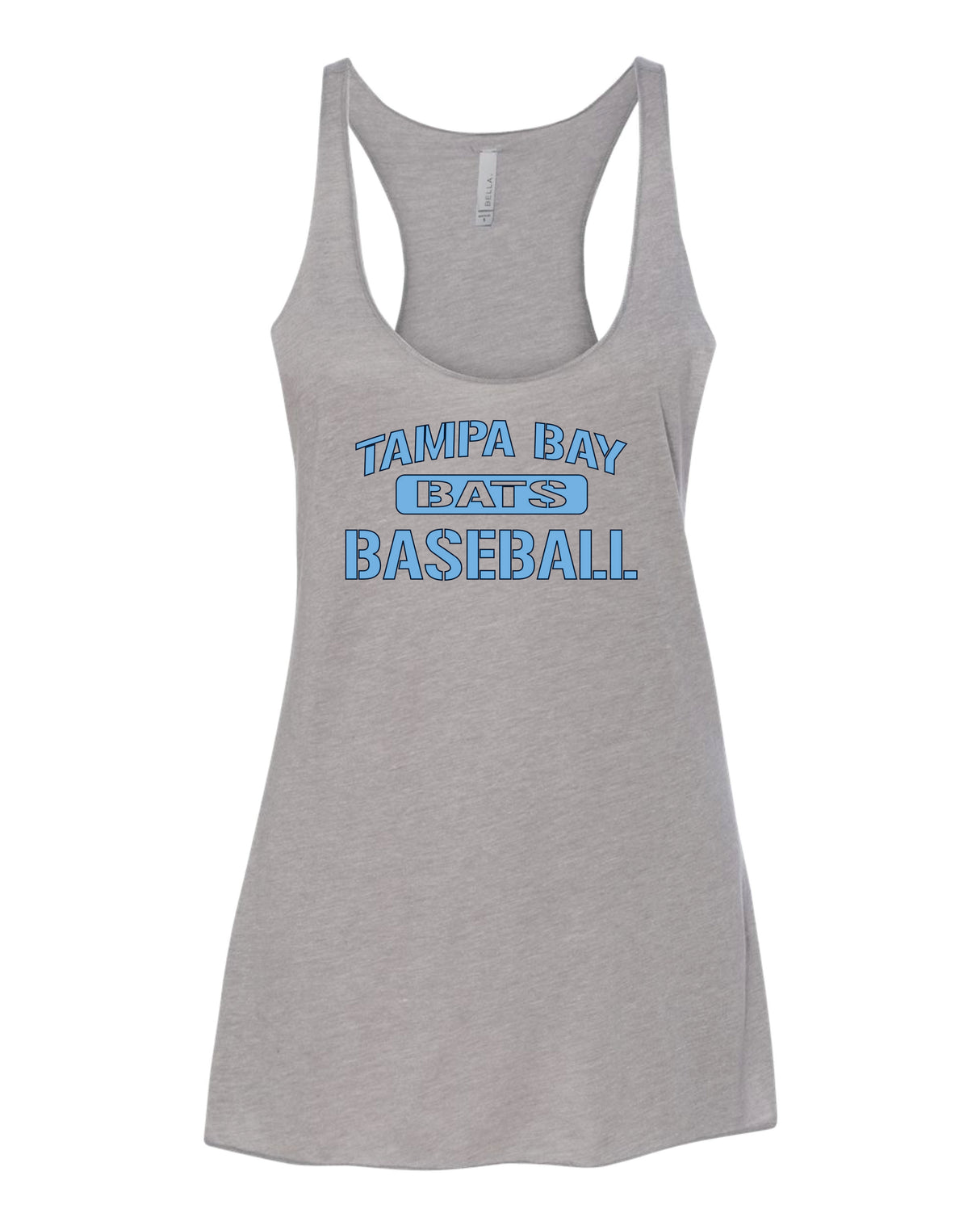 Tampa Bay Bats Women's  Cotton Racer Back Tank Top