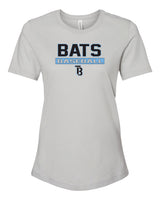 Tampa Bay Bats Women's Bella and Canvas Short Sleeve Relaxed Fit Crew Neck