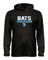 Tampa Bay Bats Long Sleeve Badger  Hooded Dri Fit Shirt